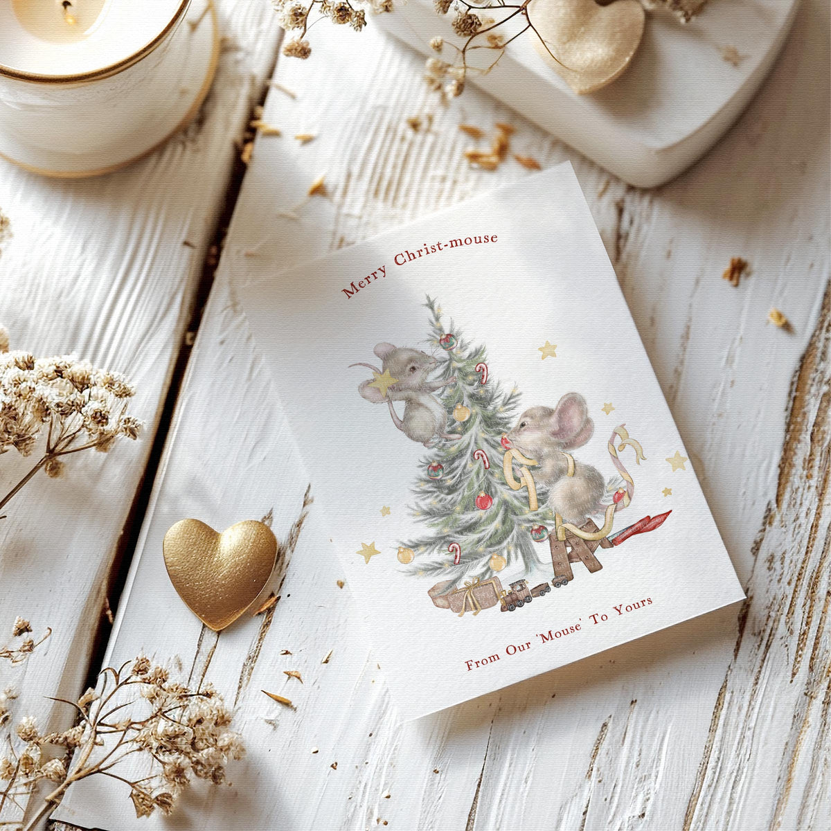 Whimsical Christ-Mouse Trees