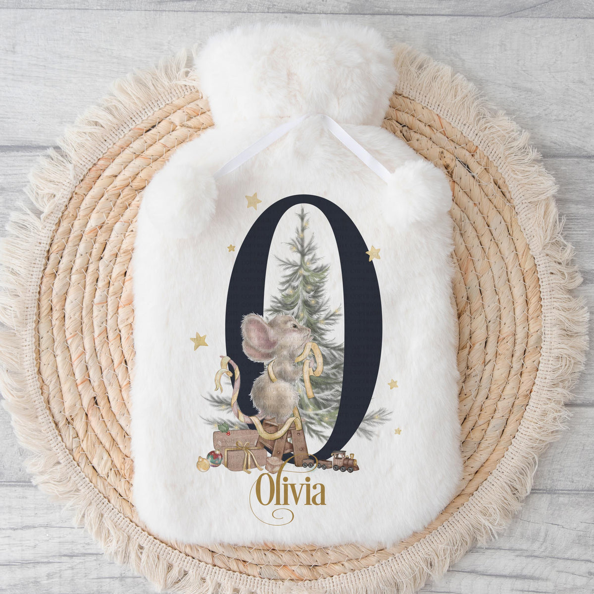 Whimsical Christ-Mouse Tree Alphabets