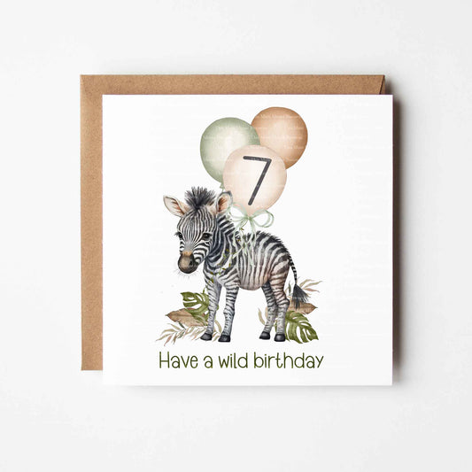 Wild Zebra Birthday