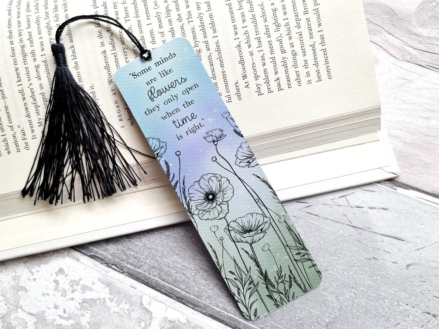 Wildflower Bookmark Set