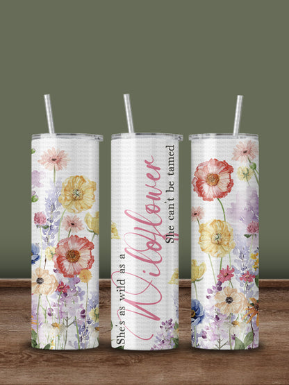 Wildflower Tumbler Wrap