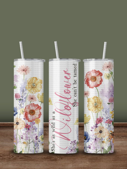 Wildflower Tumbler Wrap