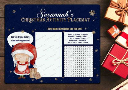 Christmas Activity Placemats
