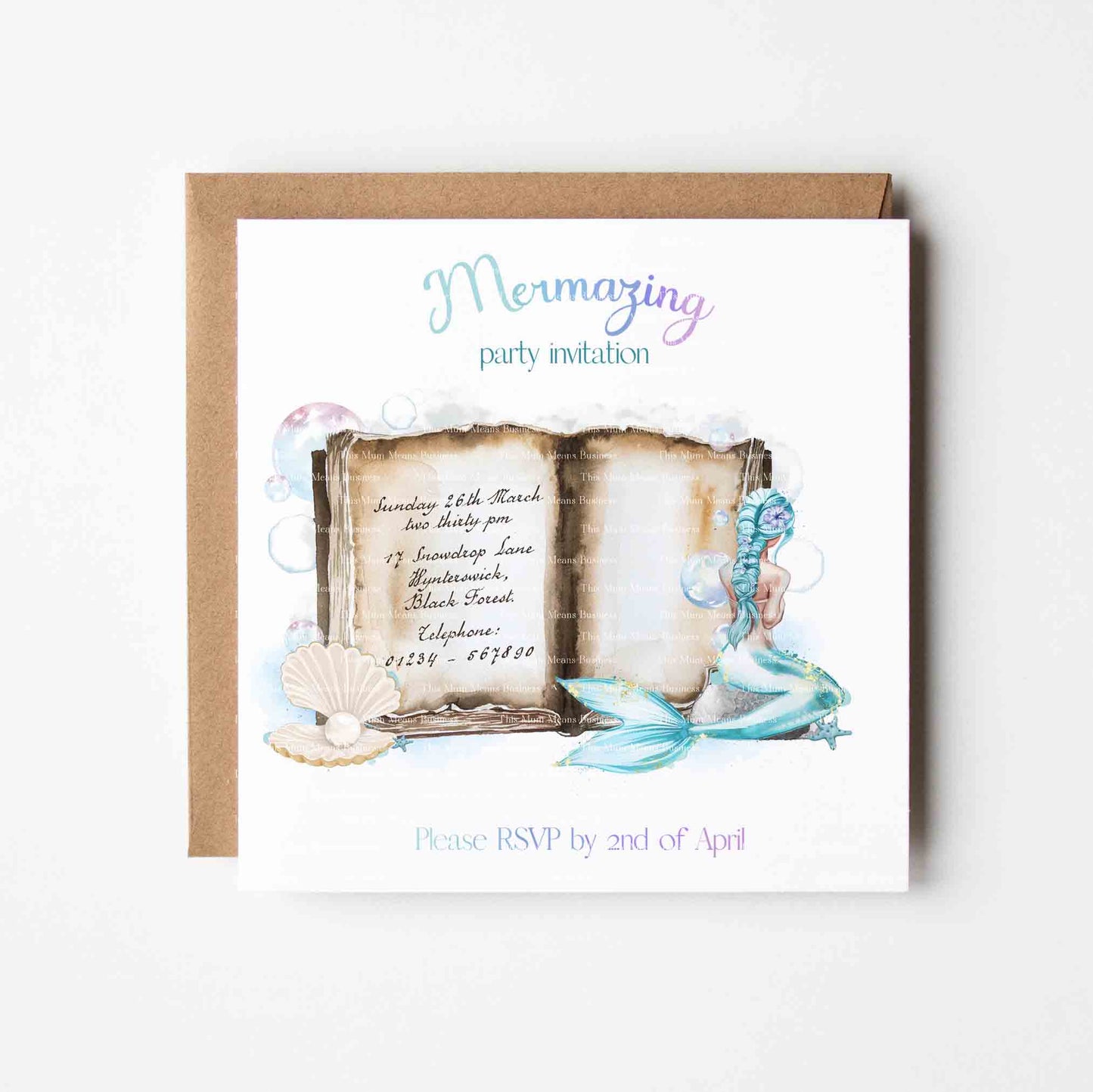Mermaid Fairytale Book