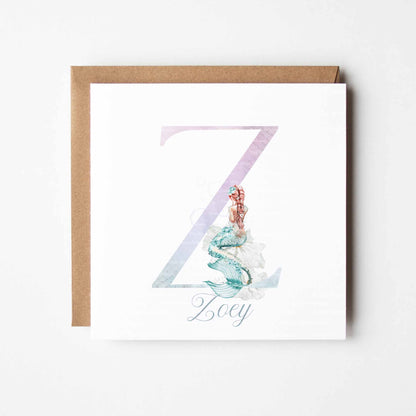 Floral Mermaid Alphabet