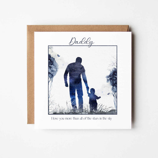 Daddy Park Love You Galaxy Silhouette