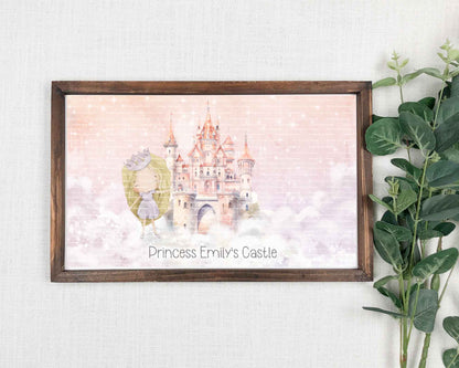 Princess Castle Plaque/Tin