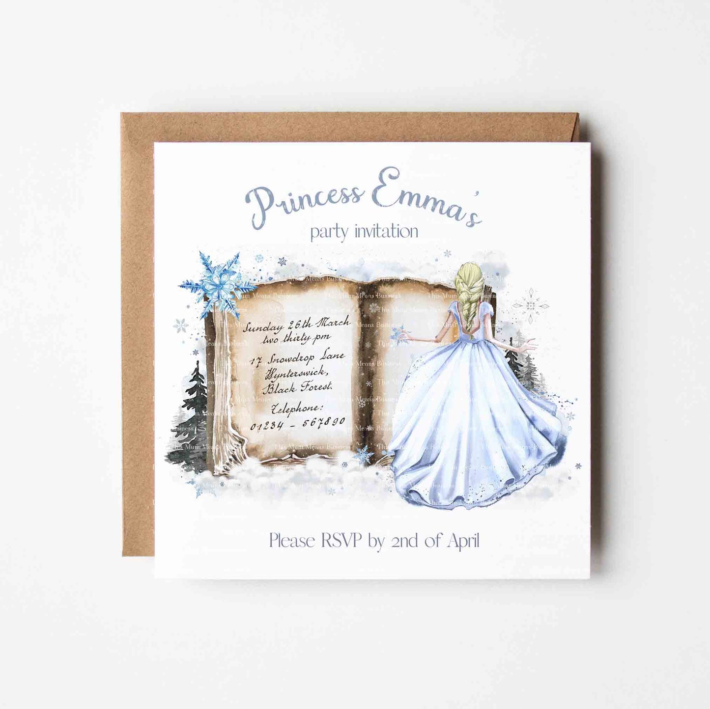 Snow Queen Fairytale Book