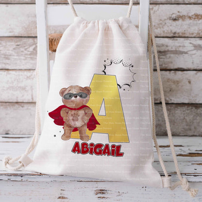 Super Bear Red Cape Alphabets